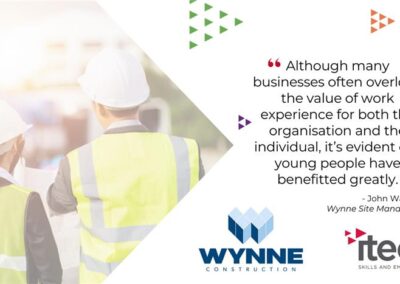 Wynne Construction’s strategic partnership boosts youngsters’ employability