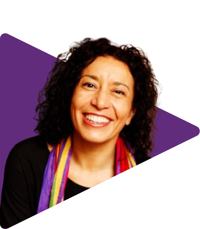 A flipped image of a trainer (Will Baker)