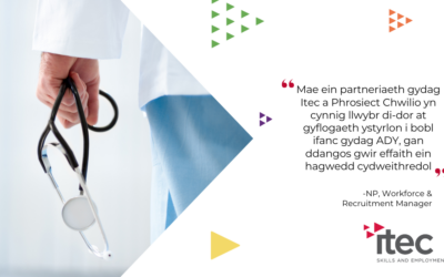 Cefnogaeth & Phartneriaeth Bwrpasol Itec gyda BIP Caerdydd a’r Fro